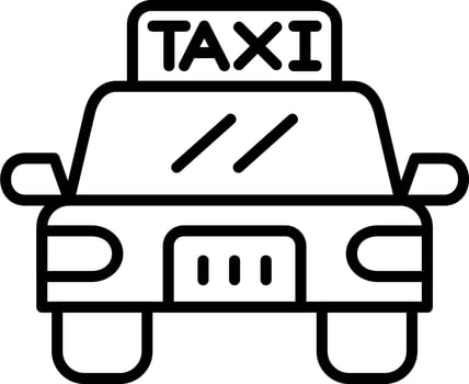 Taxi vector icon