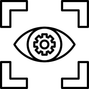 Vision vector icon