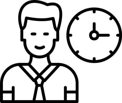 Work Time vector icon