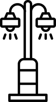 Street light vector icon