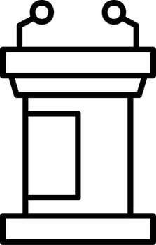 Podium vector icon