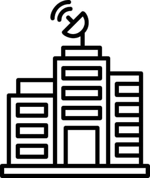 Building Network vector icon