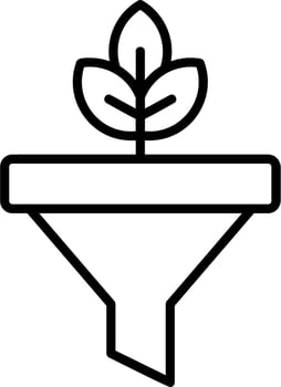 Filter vector icon