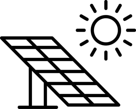 Solar Panel vector icon