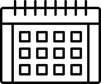 Calendar vector icon