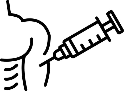 Vaccination vector icon