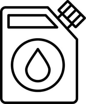 Fuel Cane vector icon