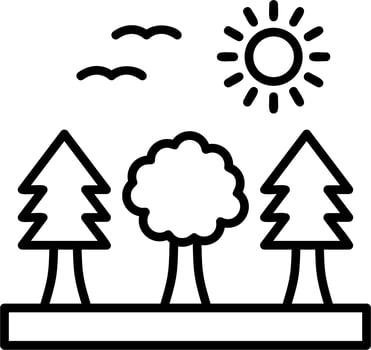 Forest vector icon
