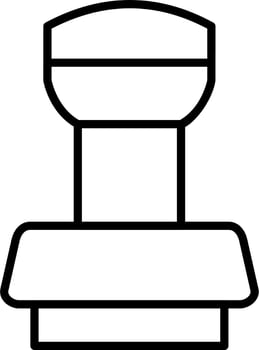 Stamp vector icon