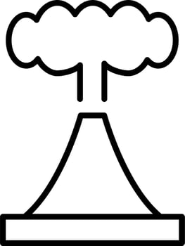 Volcano vector icon