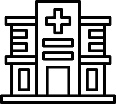 Hospital vector icon