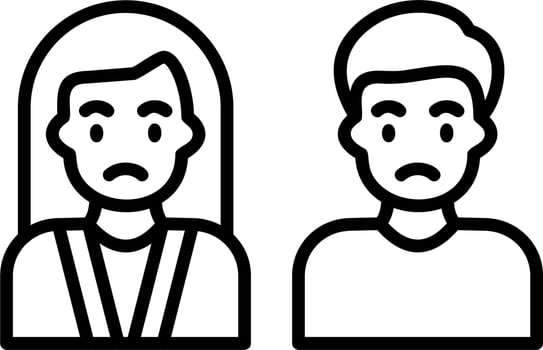 Refugee vector icon