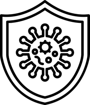 Virus Protect vector icon