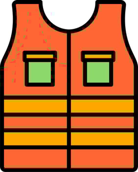 Safety Jacket Vector Icon