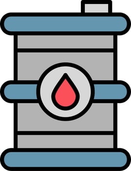 Oil Barrel Vector Icon