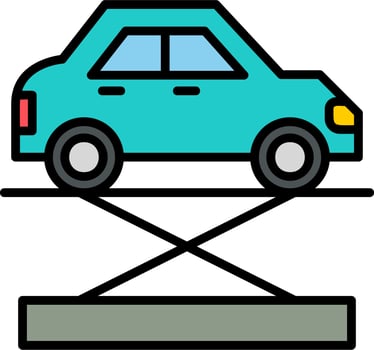 Car Jack Vector Icon