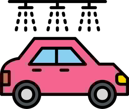 Car Wash Vector Icon