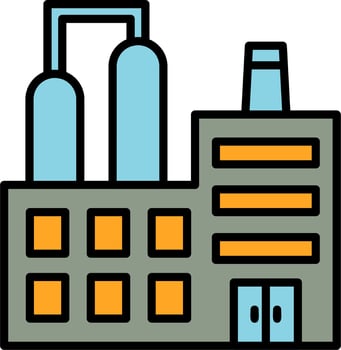 Factory Vector Icon