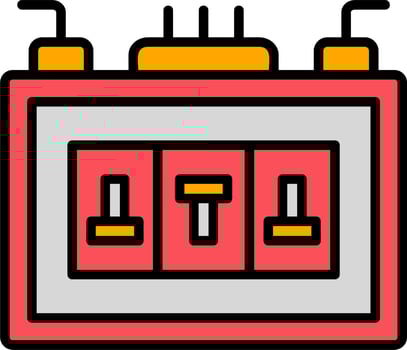 Fuse Box Vector Icon