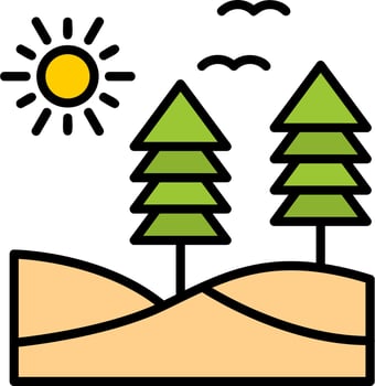 Forest Vector Icon