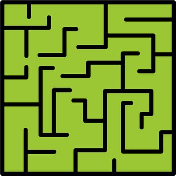 Maze Vector Icon