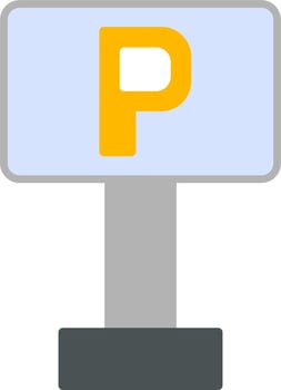 Parking Sign Vector Icon
