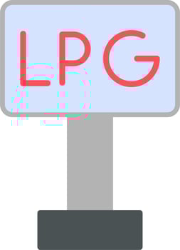 Liquefied Petroleum Gas Vector Icon