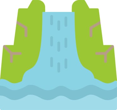 Waterfal Vector Icon