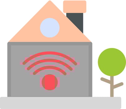 Smart Home Vector Icon