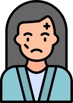 Casualties Women Vector Icon