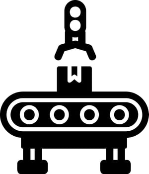 Factory Machine Vector Icon