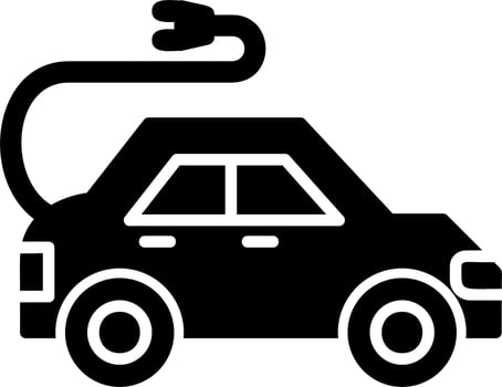 Electric Car Vector Icon