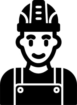 Factory Worker Vector Icon