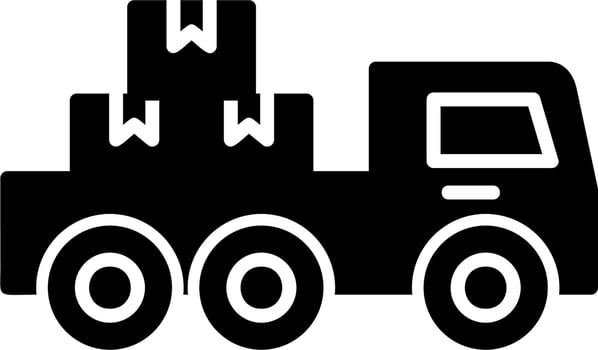 Pickup Truck Vector Icon