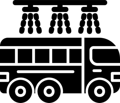Bus Wash Vector Icon