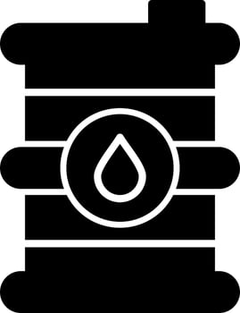 Oil Barrel Vector Icon