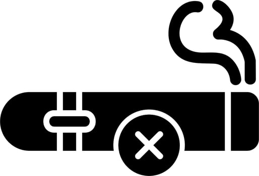 No Cigar Vector Icon