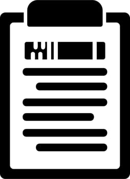 Clipboard Vector Icon