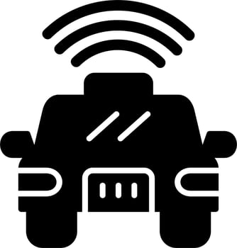 Smart Car Vector Icon