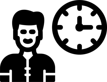 Work Time Vector Icon