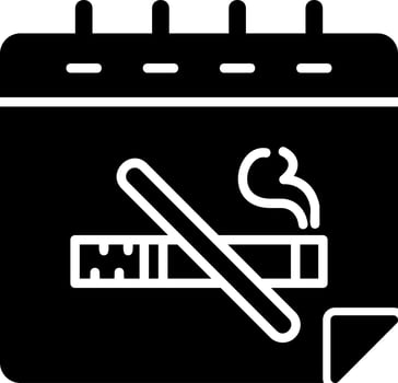 No Tobacco Day Vector Icon