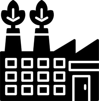 Eco Factory Vector Icon