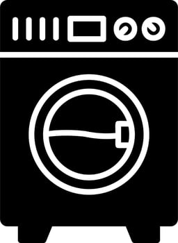 Washing Machine Vector Icon