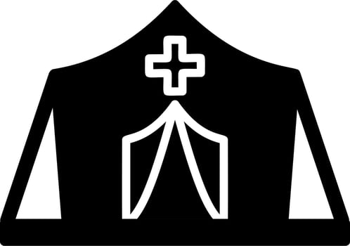 Refugee Camp Vector Icon