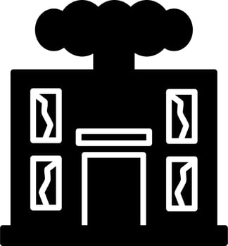 War Destruction Vector Icon