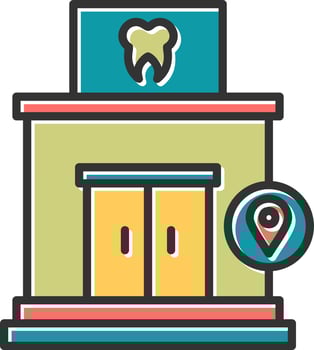 Clinic Location Vector Icon