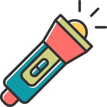 Flashlight Vector Icon