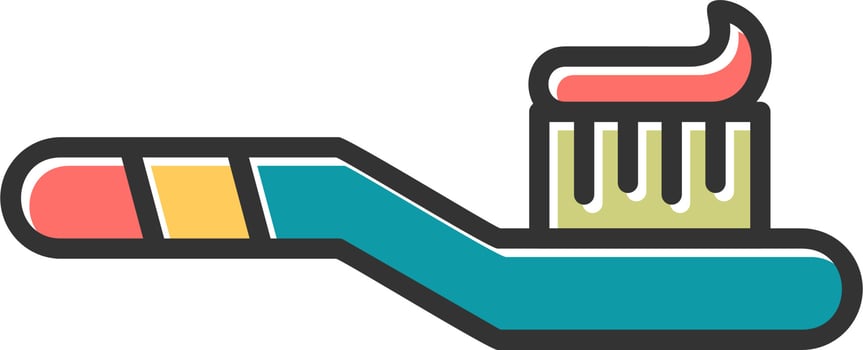 Toothbrush Vector Icon