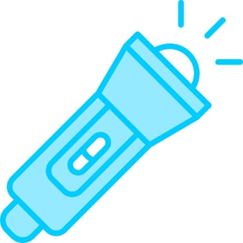 Flashlight Vector Icon