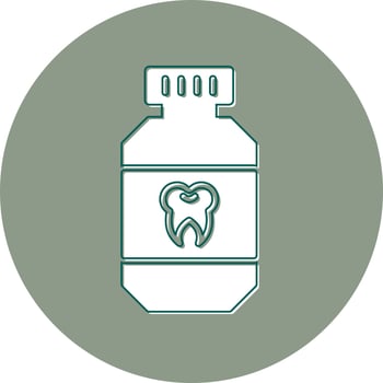 Mouthwash Vector Icon